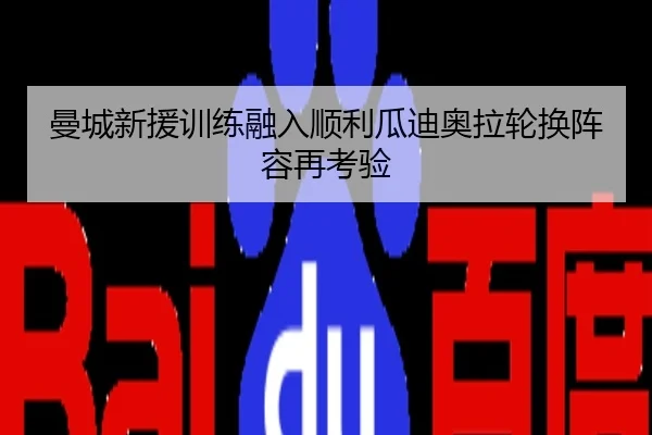 曼城新援训练融入顺利瓜迪奥拉轮换阵容再考验